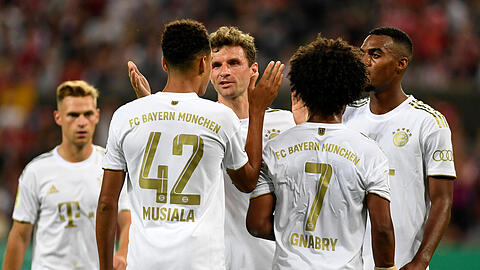 Die Bayern setzten sich am Mittwoch locker bei Viktoria Köln durch.