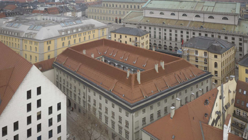 Die Alte Münze in der Altstadt: Die Visualisierung zeigt, wie das fertige Dach aussehen wird. Die Alte Münze in der Altstadt: Die Visualisierung zeigt, wie das fertige Dach aussehen wird.
