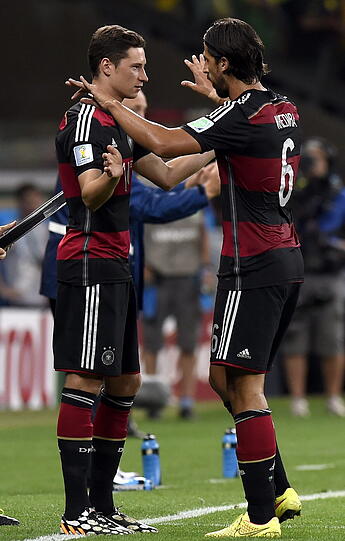 Draxler: Der WM-Debütant durfte die letzten 13 Minuten mit genießen. Löste Khedira ab - erster Turniereinsatz.