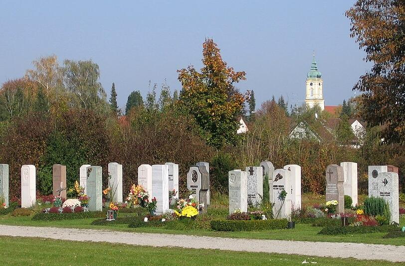 Der neue Südfriedhof an der Hochäckerstraße.