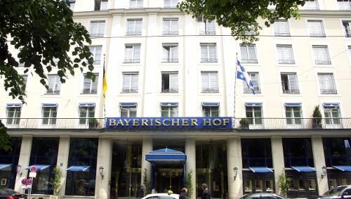 Das Hotel Bayerischer Hof in München. (Archivbild) Das Hotel Bayerischer Hof in München. (Archivbild)