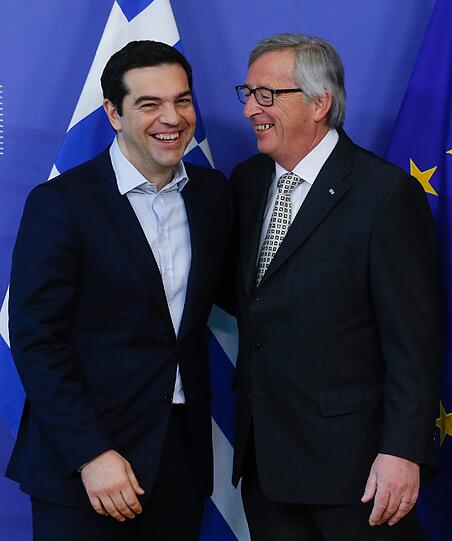 Alexis Tsipras und Jean-Claude Juncker