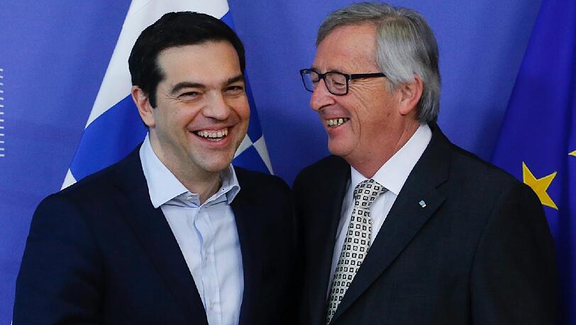 Alexis Tsipras und Jean-Claude Juncker Alexis Tsipras und Jean-Claude Juncker