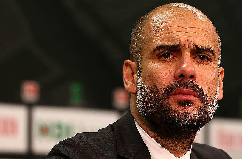 Genervt und angespannt: der scheidende Bayern-Trainer Pep Guardiola.
