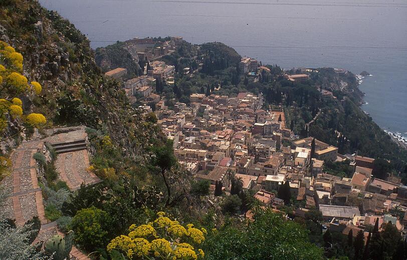 Sizilien: Blühendes Taormina