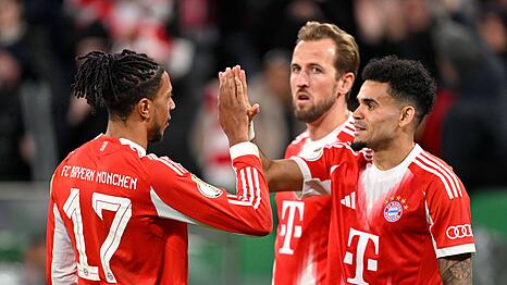 Bayerns Fl&uuml;gelzange Michael Olise und Luis D&iacute;az bilden gemeinsam mit Torj&auml;ger Harry Kane das gef&auml;hrlichste Offensiv-Trio in Europas Top-Ligen.