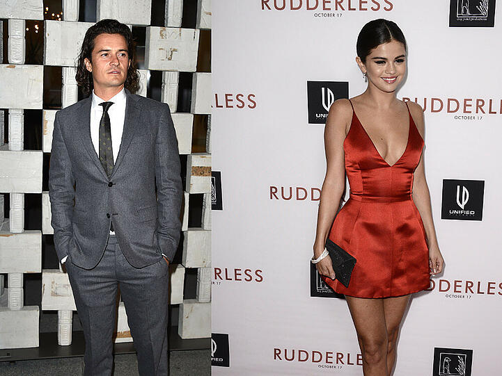 Orlando Bloom und Selena Gomez sind laut dem Schauspieler kein Paar