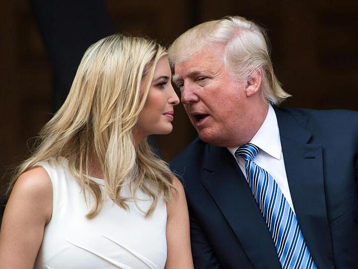 Donald Trump nimmt seine Tochter in Schutz: "Das sind alles Fake News."