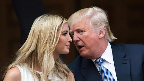 Donald Trump nimmt seine Tochter in Schutz: "Das sind alles Fake News."