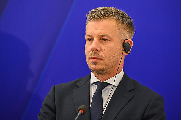 Der ungarische Regierungschef Peter Magyar.