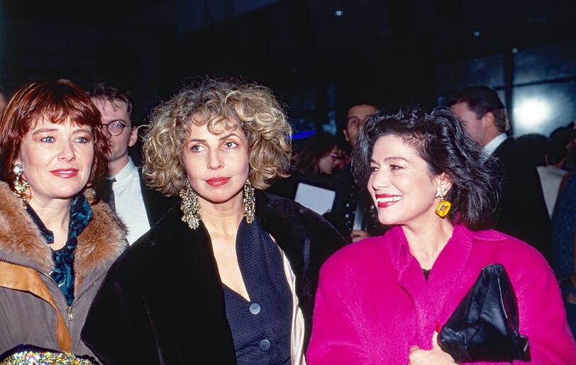Anfang der 90er: Elsner mit ihren Schauspiel-Freundinnen Jutta Speidel (l.) und Michaela May (M.)