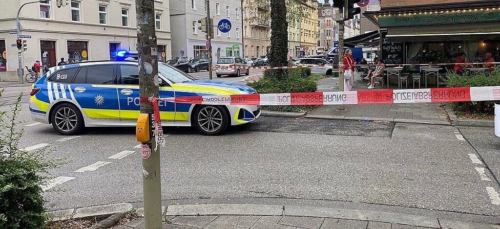 Die Polizei ist vor Ort.