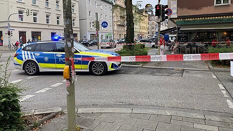 Die Polizei ist vor Ort.