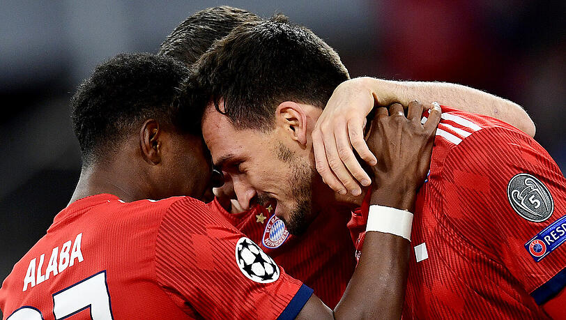 Neben Leon Goretzka kann Bayern-Trainer Niko Kovac im Heimspiel gegen Borussia Mönchengladbach auch auf die wiedergenesenen David Alaba (links) und Mats Hummels bauen. Neben Leon Goretzka kann Bayern-Trainer Niko Kovac im Heimspiel gegen Borussia Mönchengladbach auch auf die wiedergenesenen David Alaba (links) und Mats Hummels bauen.