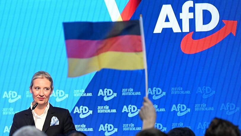 Historische Momentaufnahme: In einer ersten Umfrage zieht die AfD an der Union vorbei. (Archivbild)