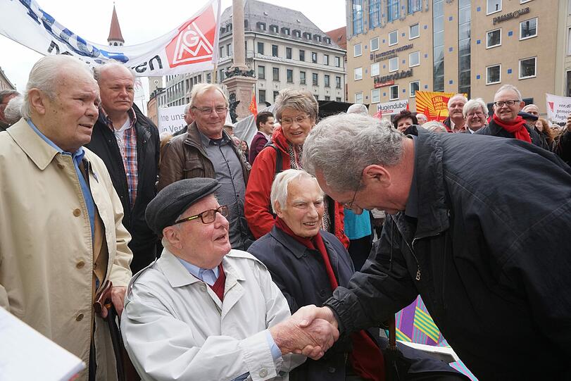Demo der Gewerkschaften zum 1. Mai in München: Die Bilder