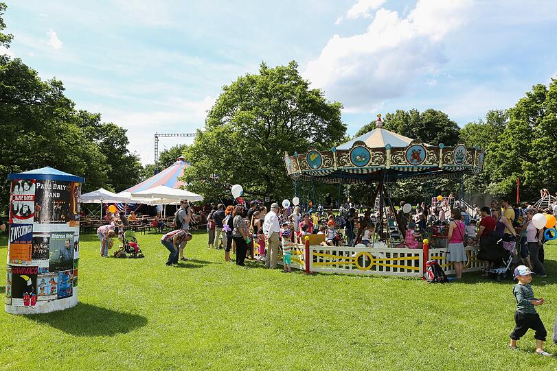 Die Stadtteilwochen sind gestartet. Noch bis zum 20. Juni erleben die Besucher im Hirschgarten und im Viertel die Aktionen - wie hier in der Bildergalerie.