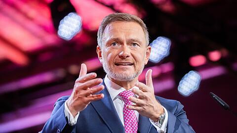FDP-Chef Christian Lindner spricht beim Bundesparteitag der Liberalen.