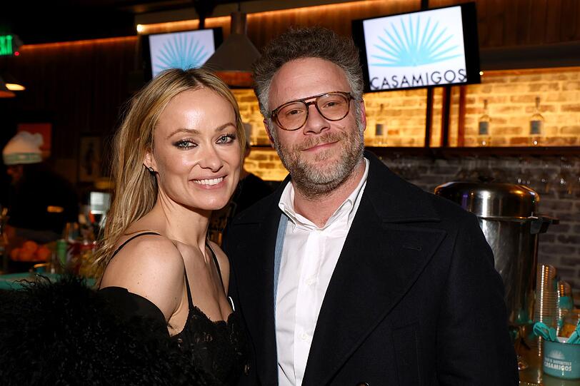 Olivia Wilde und Seth Rogen standen zusammen für "The Invite" vor der Kamera. Olivia Wilde und Seth Rogen standen zusammen für "The Invite" vor der Kamera.