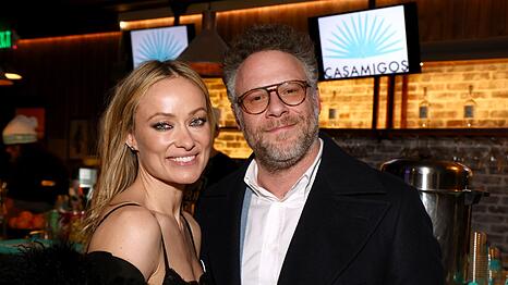 Olivia Wilde und Seth Rogen standen zusammen f&uuml;r "The Invite" vor der Kamera.