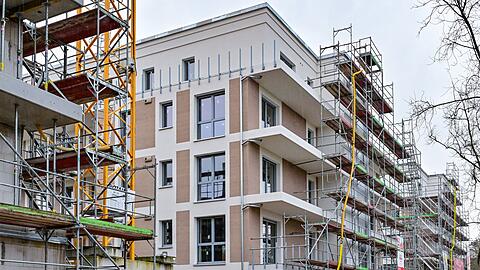 Hohe Kosten und Zinsen belasten Neubauprojekte.