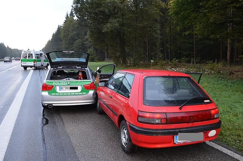Fast eine Stunde dauerte die wilde Verfolgungsjagd, dann wurde der Mazda gestoppt.