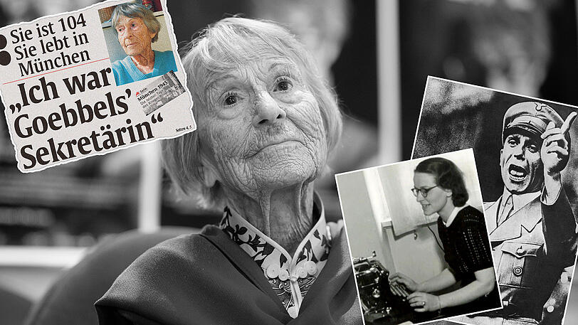 Brunhilde Pomsel 2016 bei einer Vorstellung des Dokumentarfilms "Ein deutsches Leben", der im April in die Kinos kommt. Mit der AZ hat sie eines ihrer letzten Interviews geführt.