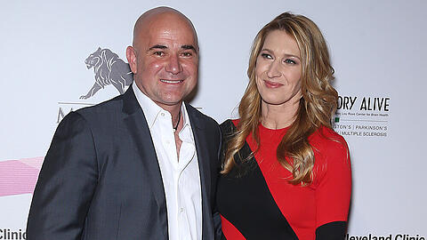 Andre Agassi und Steffi Graf bei einem gemeinsamen Auftritt in ihrer Heimat Las Vegas.