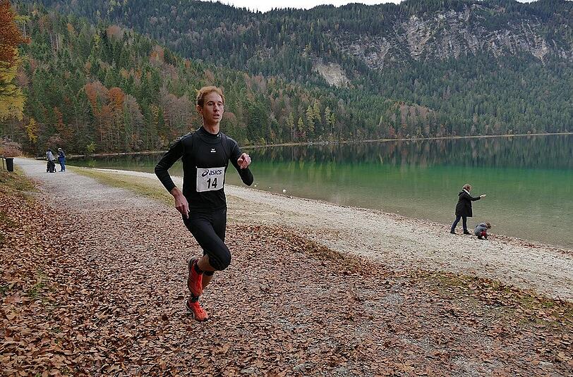 Der Zieleinlauf des Siegers.