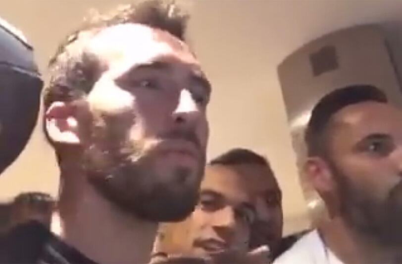 Erst stand die Anspannung im Gesicht von Christian Fuchs...