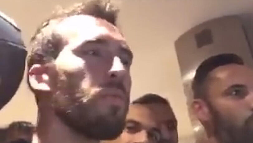 Erst stand die Anspannung im Gesicht von Christian Fuchs... Erst stand die Anspannung im Gesicht von Christian Fuchs...