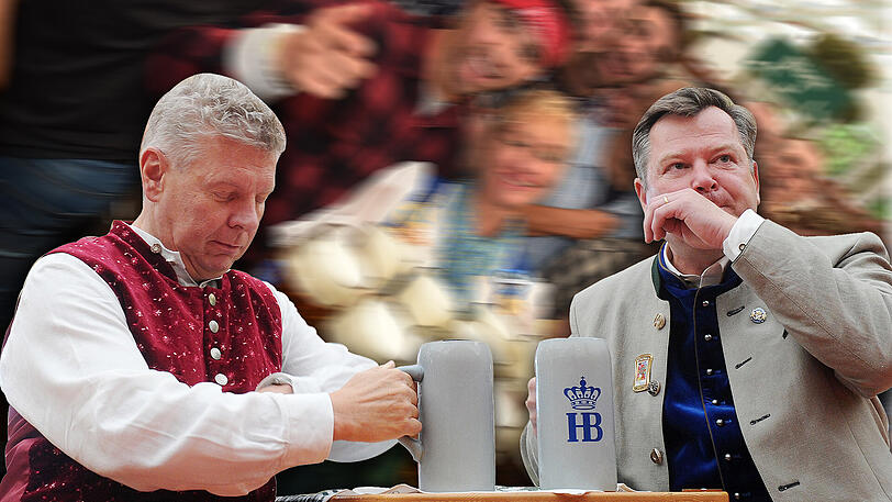 Haben sich derzeit wenig zu sagen: OB Reiter und Wiesn-Chef Josef Schmid.