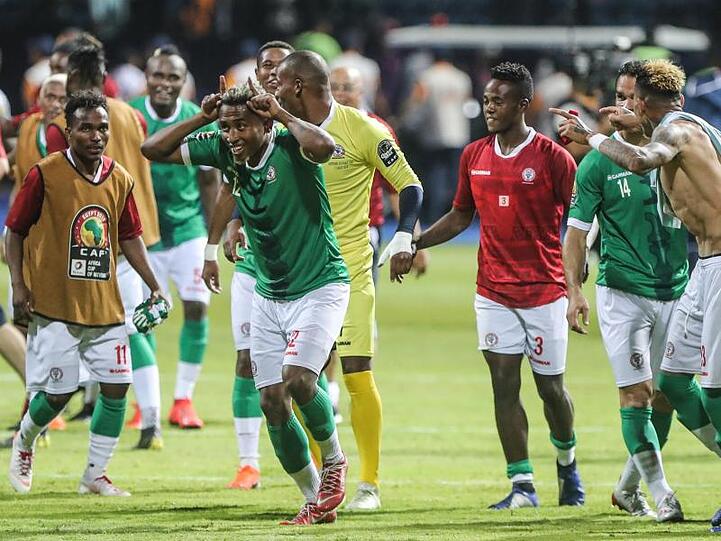 Die Spieler aus Madagaskar verblüffen bisher beim Afrika-Cup.