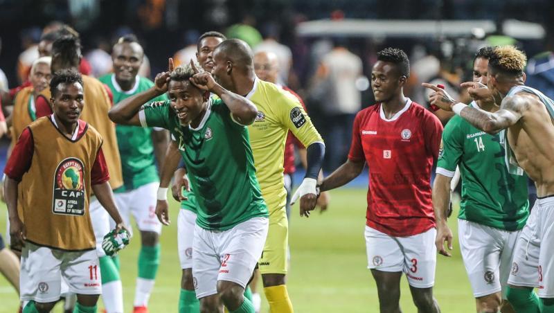Die Spieler aus Madagaskar verblüffen bisher beim Afrika-Cup. Die Spieler aus Madagaskar verblüffen bisher beim Afrika-Cup.