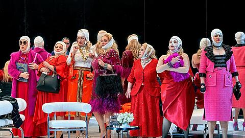 Fotoprobe des Stücks "Die Walküre".