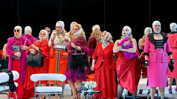 Fotoprobe des Stücks "Die Walküre".
