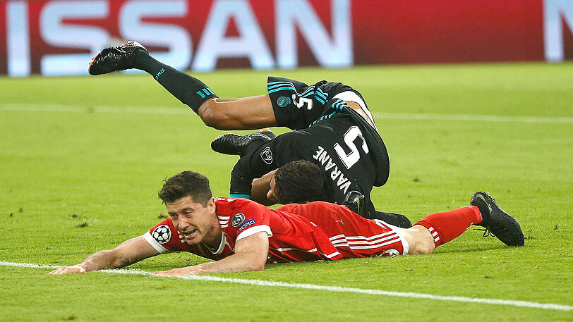 Bei der 1:2-Heimpleite der Bayern gegen Real Madrid ein Nichtfaktor: Stürmerstar Robert Lewandowski. Auch die drei Chamipons-League-Partien davor ging der Torjäger leer aus.