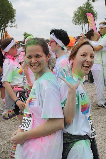 Bunter geht's nicht: Der Color Run in München. Die Bilder.