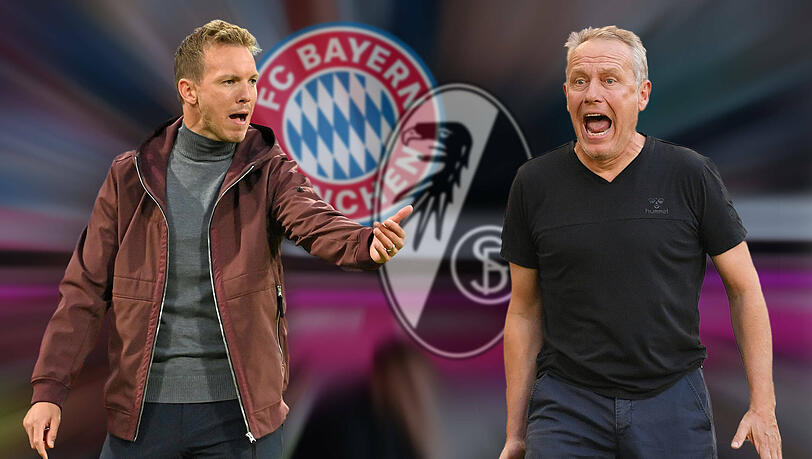 Tabellenführer FC Bayern trifft auf den Drittplatzierten SC Freiburg.