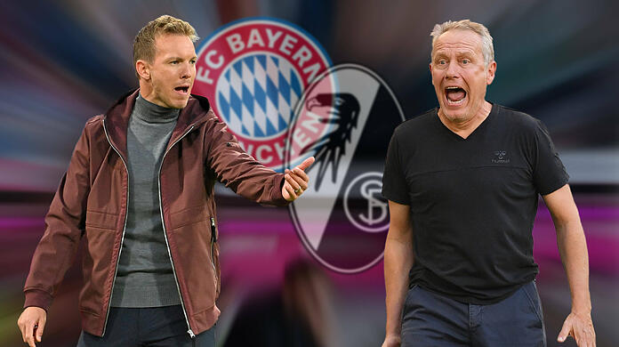Tabellenführer FC Bayern trifft auf den Drittplatzierten SC Freiburg.