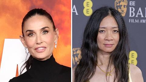 Geh&ouml;ren zur neuen Cannes-Jury: Demi Moore (l.) und Chlo&eacute; Zhao.