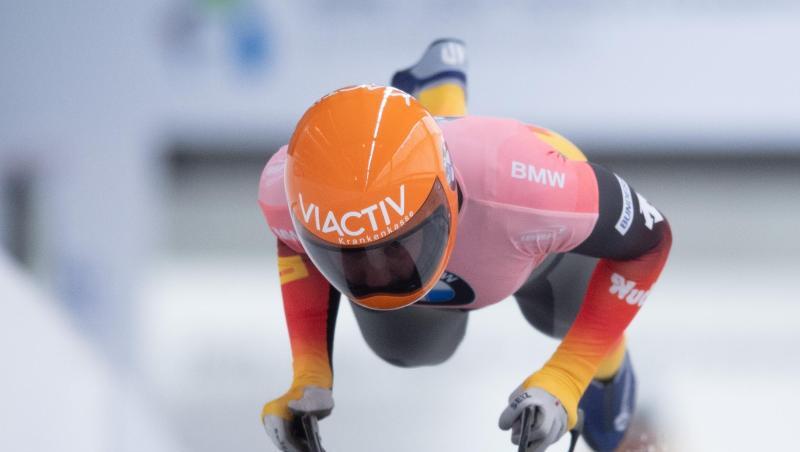 Verteidigte mit einem Bahnrekord ihren WM-Titel: Tina Hermann. Verteidigte mit einem Bahnrekord ihren WM-Titel: Tina Hermann.