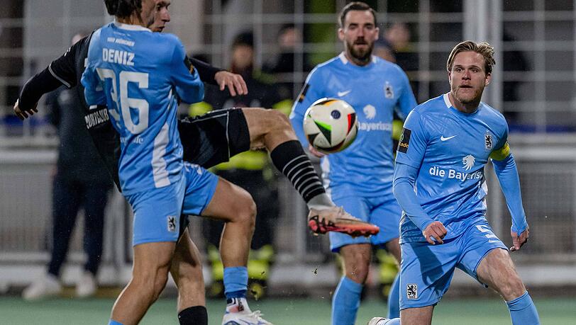 Hat noch Luft nach oben: Das Mittelfeld des TSV 1860 um Thore Jacobsen.