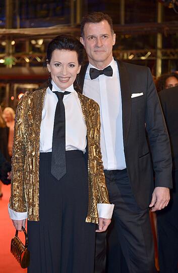 Iris Berben mit Partner Heiko Kiesow.