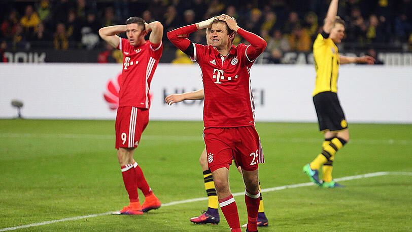 Wartet weiter auf seinen ersten Treffer in dieser Bundesliga-Saison: Thomas Müller. Wartet weiter auf seinen ersten Treffer in dieser Bundesliga-Saison: Thomas Müller.