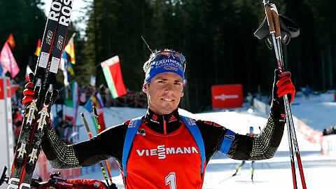 Deutschlands Biathlon-Star Simon Schempp hat bisher eine fantastische Saison. &bdquo;Gute Ergebnisse machen einen selbstsicherer, konsequenter.&ldquo;