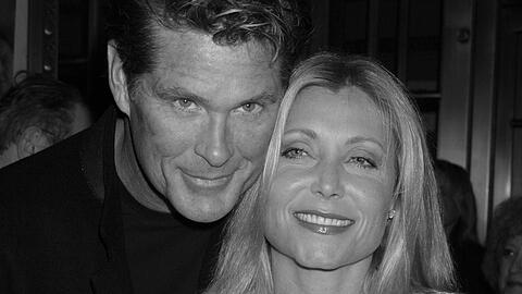 David Hasselhoff mit seiner damaligen Ehefrau, Pamela Bach, im Jahr 2005.