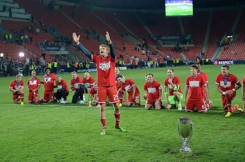 Nach dem Erfolg in der Champions League folgt 2013 auch der Erfolg im Uefa-Supercup.