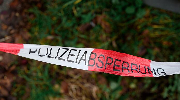 Ein Absperrband der Polizei.