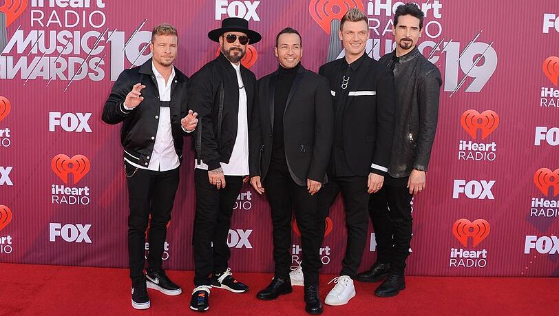 Die Backstreet Boys auf dem roten Teppich. Die Backstreet Boys auf dem roten Teppich.
